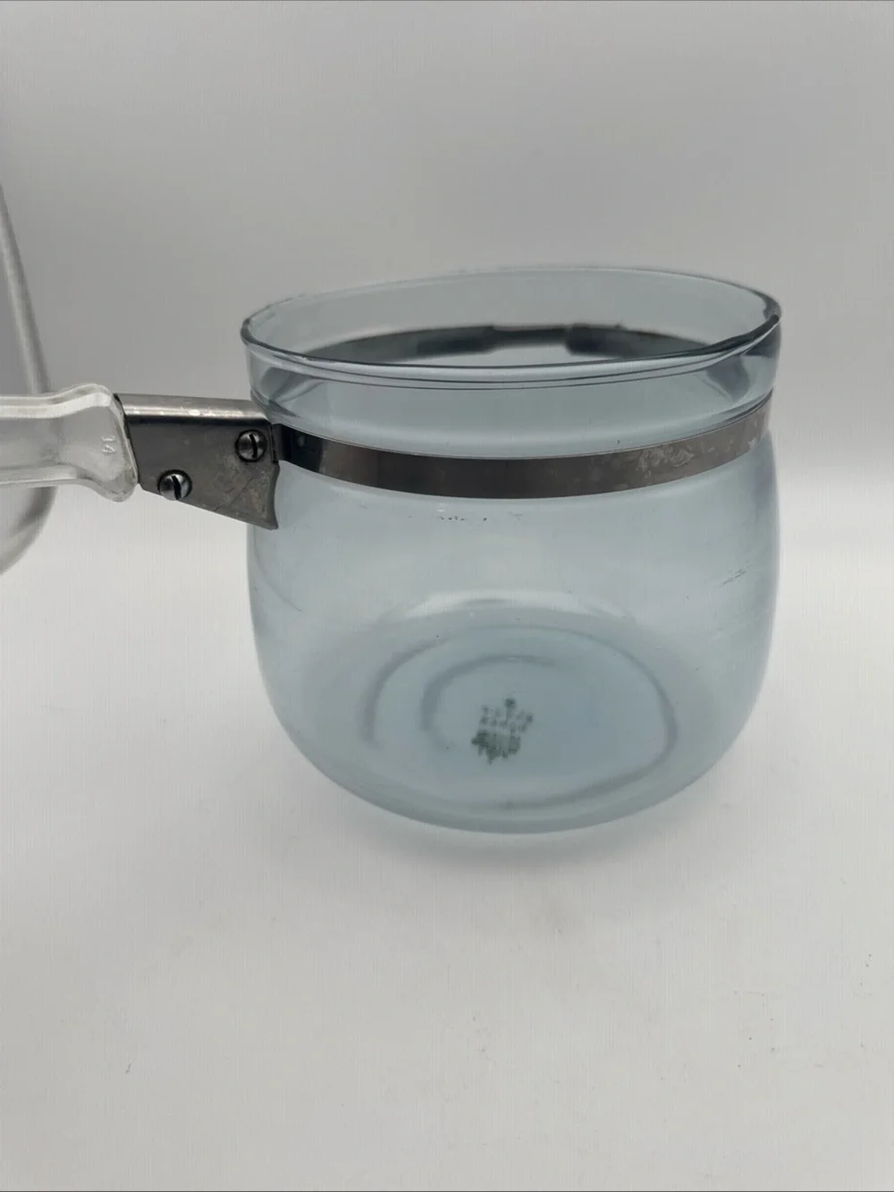 Vintage Pyrex Glass Double Boiler with Lid 6763